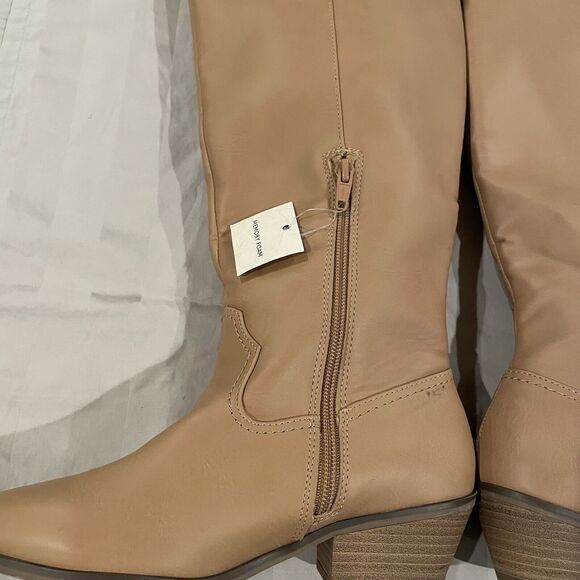 Universal Thread Women's Light Brown Sommer Western Riding Knee Boots Size 6 NWT - Picture 15 of 16